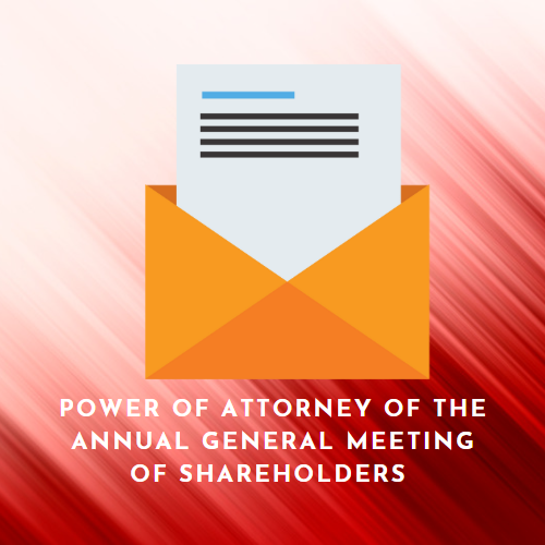 Power of Attorney for Annual General Meeting of Shareholders & Extraordinary General Meeting of Shar